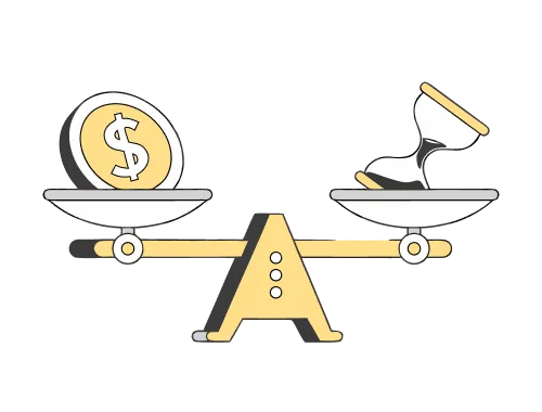Engineer comparison illustration