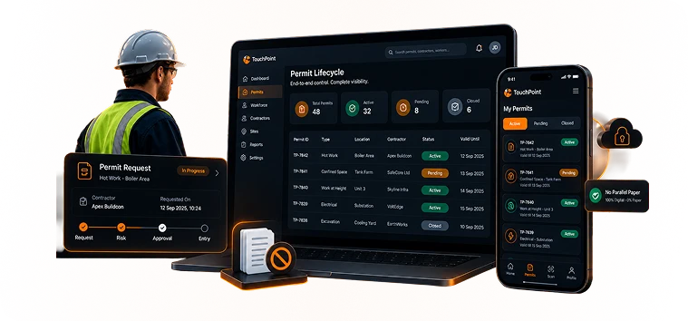 Digitized Permit to Work Interface